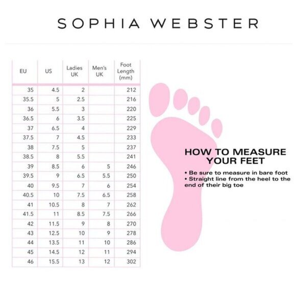 Sophia Webster Embroidery Sandal Chiara Butterfly High Heels‎ Shoes Pink 38.5 - Picture 7 of 16